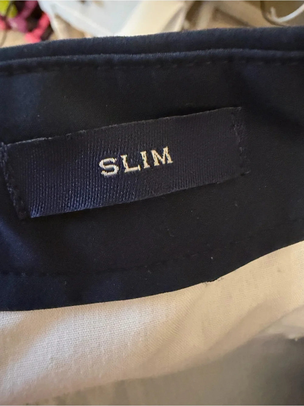J.Crew Men’s Slim Fit Navy Dress Pants 36x28